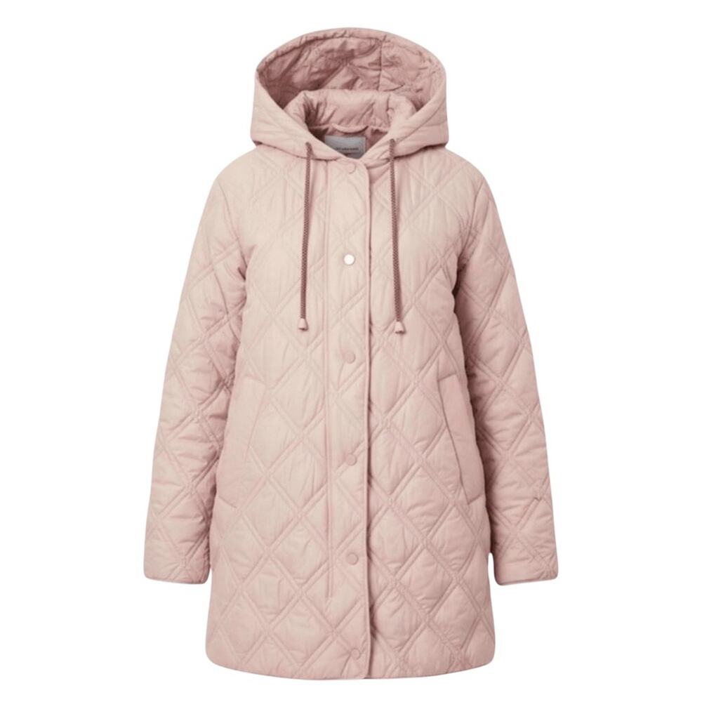 Bernardo Hooded Windbreaker Jacket in Light Icy Pink - Medium, NWOT
